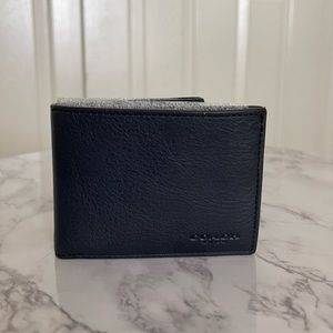 COACH Men’s Bi-fold Leather Wallet